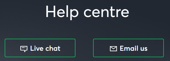 picutre of the "help centre box".