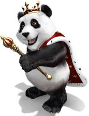 The Royal Panda mascot