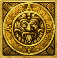 The scatter symbol is a golden stone with a face on it, get 3 or more and unluck the free spin feature.