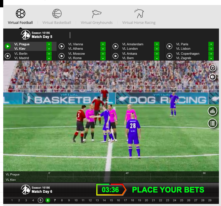 Virtual Sports, eSports, Premier League Cricket Slots and more at